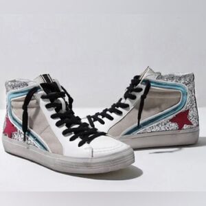 EUC SHUSHOP Sparkly Hightop Sneakers